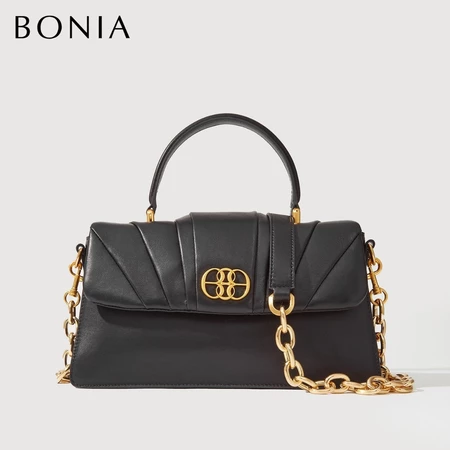 Bonia - Croissant Satchel Bag Nero